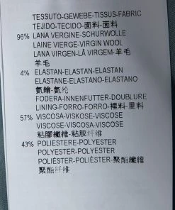 Emporio Armani Teal Wool Notched Collar Blazer L For Women -Emporio Armani sale luxury women emporio armani new clothes p88978 007