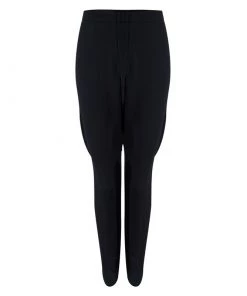 Emporio Armani Grey Contrast Panel Detail Trousers M For Women