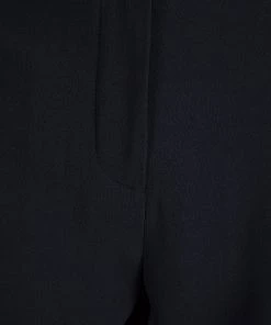 Emporio Armani Grey Contrast Panel Detail Trousers M For Women -Emporio Armani sale luxury women emporio armani new clothes p89211 004