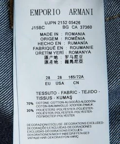 Emporio Armani Indigo Dark Wash Denim Kristen Jeans M For Women -Emporio Armani sale luxury women emporio armani new clothes p89215 005