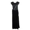 Emporio Armani Elite Black Embellished Cross Back Maxi Dress M For Women -Emporio Armani sale luxury women emporio armani new clothes p99774 0001