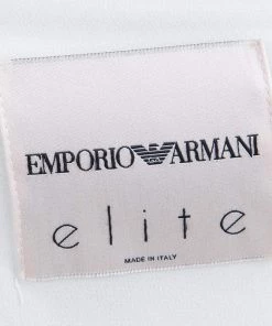 Emporio Armani Elite Monochrome Overlay Flared Gown S For Women -Emporio Armani sale luxury women emporio armani new clothes p99870 0005