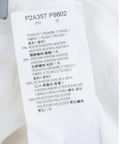 Emporio Armani Elite Monochrome Overlay Flared Gown S For Women -Emporio Armani sale luxury women emporio armani new clothes p99870 0007