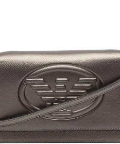 Emporio Armani Acciaio Leather Crossbody Bag For Women