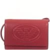 Emporio Armani Red Leather Crossbody Bag For Women
