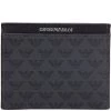Emporio Armani Two Tone Leather Card Holder For Women