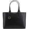 Emporio Armani Black Faux Leather Shopping Tote For Women -Emporio Armani sale luxury women emporio armani new handbags p181510 001