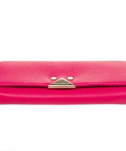 Emporio Armani Pink Leather Flap Continental Wallet For Women 18 Emporio Armani Pink Leather Flap Continental Wallet For Women -Emporio Armani sale luxury women emporio armani new handbags p486321 005