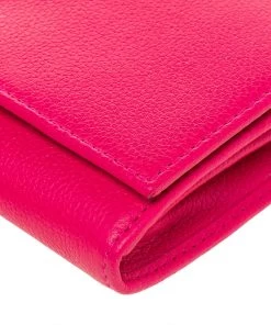 Emporio Armani Pink Leather Flap Continental Wallet For Women 21 Emporio Armani Pink Leather Flap Continental Wallet For Women -Emporio Armani sale luxury women emporio armani new handbags p486321 007