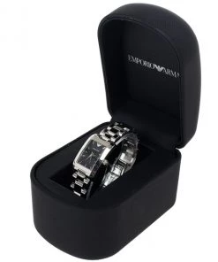 Emporio Armani Black Stainless Steel AR1656 Women's Wristwatch 20MM For Women -Emporio Armani sale luxury women emporio armani new watches p15594 006