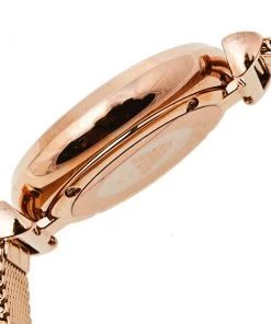Emporio Armani Mother Of Pearl Rose Gold Tone Stainless Steel Gianni T-Bar AR11320 Women's Wristwatch 32 Mm For Women -Emporio Armani sale luxury women emporio armani new watches p404586 005