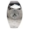 Emporio Armani Silver Etched Logo Stainless Steel AR-5785 Women's Cuff Bracelet Wristwatch 35MM For Women -Emporio Armani sale luxury women emporio armani new watches p82785 001