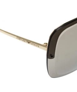 Emporio Armani Gold/Brown EA2045 Wayfarer Sunglasses For Women -Emporio Armani sale luxury women emporio armani used accessories p199061 004