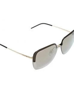Emporio Armani Gold/Brown EA2045 Wayfarer Sunglasses For Women