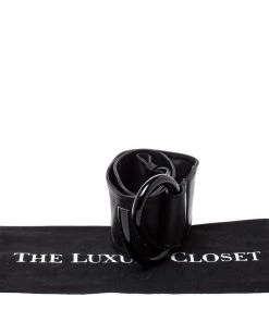 Emporio Armani Black Leather Waist Belt 75CM For Women -Emporio Armani sale luxury women emporio armani used accessories p363876 001