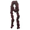 Emporio Armani Brown & Magenta Ruffled Pom Pom Detail Wool Stole For Women -Emporio Armani sale luxury women emporio armani used accessories p504872 1633595455 005