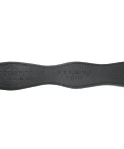 Emporio Armani Black Patent Wavy Belt 105 CM For Women -Emporio Armani sale luxury women emporio armani used accessories p62626 005