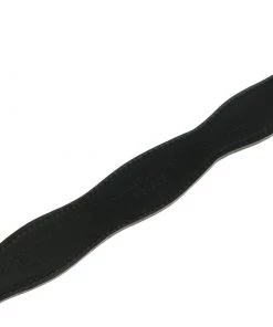 Emporio Armani Black Patent Leather Wavy Belt 115 CM For Women -Emporio Armani sale luxury women emporio armani used accessories p94772 005