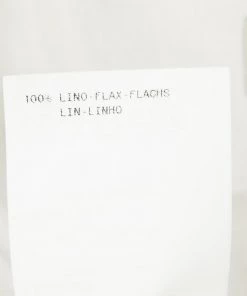 Emporio Armani Cream Linen Knotted Strap Detail Zip Front Crop Top S For Women -Emporio Armani sale luxury women emporio armani used clothes p100840 0007