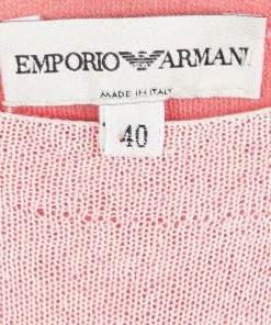 Emporio Armani Bicolor Knit Double Layer Sleeveless Tank Top S For Women 12 Emporio Armani Bicolor Knit Double Layer Sleeveless Tank Top S For Women -Emporio Armani sale luxury women emporio armani used clothes p101563 005