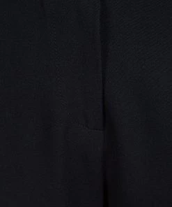 Emporio Armani Black Wide Leg Trousers M For Women -Emporio Armani sale luxury women emporio armani used clothes p101673 004