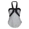 Emporio Armani Monochrome Dot Printed Silk Chiffon Halter Top M For Women -Emporio Armani sale luxury women emporio armani used clothes p101674 001