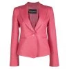 Emporio Armani Coral Pink Basket Weave Tailored Blazer S For Women -Emporio Armani sale luxury women emporio armani used clothes p103701 001