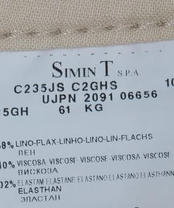 Emporio Armani Off-White Linen Trousers M For Women -Emporio Armani sale luxury women emporio armani used clothes p10460 015