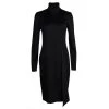 Emporio Armani Black High Neck Long Sleeve Dress M For Women