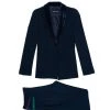 Emporio Armani Navy Velvet Lapel Suit S For Women -Emporio Armani sale luxury women emporio armani used clothes p10952 001