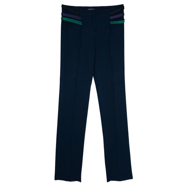 Emporio Armani Navy Velvet Lapel Suit S For Women 14 Emporio Armani Navy Velvet Lapel Suit S For Women - Image 12