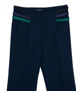 Emporio Armani Navy Velvet Lapel Suit S For Women 30 Emporio Armani Navy Velvet Lapel Suit S For Women -Emporio Armani sale luxury women emporio armani used clothes p10952 014