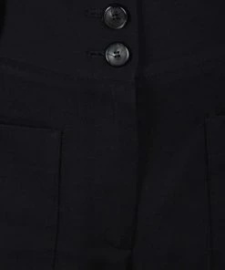 Emporio Armani Black Buckle Detail Trousers S For Women -Emporio Armani sale luxury women emporio armani used clothes p111313 0004