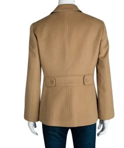 Emporio Armani Beige Wool Cashmere Blazer L For Women -Emporio Armani sale luxury women emporio armani used clothes p112794 0003