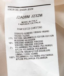 Emporio Armani Grey And Pink Striped Pleated Boat Neck Dress M For Women -Emporio Armani sale luxury women emporio armani used clothes p116298 006