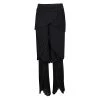 Emporio Armani Black Plisse Layered Pants M For Women 1 Emporio Armani Black Plisse Layered Pants M For Women -Emporio Armani sale luxury women emporio armani used clothes p118860 001