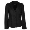Emporio Armani Black Linen Blazer M For Women