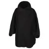 Emporio Armani Black Wool Blend Leather Trim Cape Style Overcoat M For Women -Emporio Armani sale luxury women emporio armani used clothes p125756 001