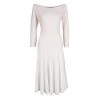 Emporio Armani White And Pink Striped Rib Knit Boat Neck Long Sleeve Dress L For Women -Emporio Armani sale luxury women emporio armani used clothes p127338 0001