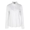 Emporio Armani White Frill Cuff Detail Long Sleeve Shirt L For Women -Emporio Armani sale luxury women emporio armani used clothes p129863 001