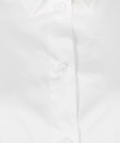 Emporio Armani White Frill Cuff Detail Long Sleeve Shirt L For Women -Emporio Armani sale luxury women emporio armani used clothes p129863 004