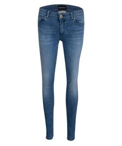 Emporio Armani Indigo Washed Faded Effect Denim Dakota Skinny Jeans M For Women