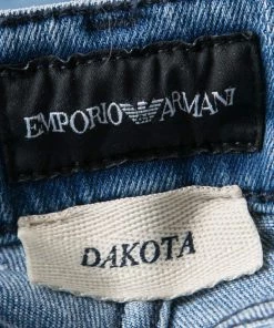 Emporio Armani Indigo Washed Faded Effect Denim Dakota Skinny Jeans M For Women -Emporio Armani sale luxury women emporio armani used clothes p135087 005