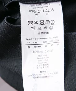 Emporio Armani Black Diagonal Striped Blazer S For Women -Emporio Armani sale luxury women emporio armani used clothes p136346 0006