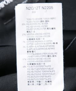 Emporio Armani Black Diagonal Striped Blazer S For Women -Emporio Armani sale luxury women emporio armani used clothes p136346 0007