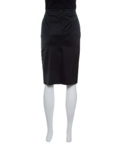 Emporio Armani Black Pencil Skirt M For Women -Emporio Armani sale luxury women emporio armani used clothes p140659 0003