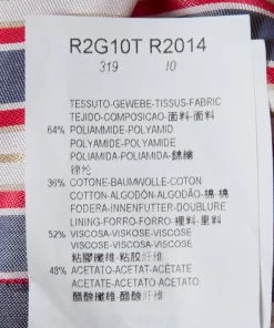 Emporio Armani Pink Textured Peplum Blazer S For Women -Emporio Armani sale luxury women emporio armani used clothes p140730 0007