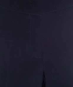 Emporio Armani Navy Blue Tailored Trousers M For Women -Emporio Armani sale luxury women emporio armani used clothes p140790 0004