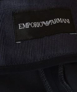 Emporio Armani Navy Blue Tailored Trousers M For Women -Emporio Armani sale luxury women emporio armani used clothes p140790 0005