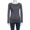 Emporio Armani Navy Blue And White Striped Knit Sweater S For Women -Emporio Armani sale luxury women emporio armani used clothes p141563 0001